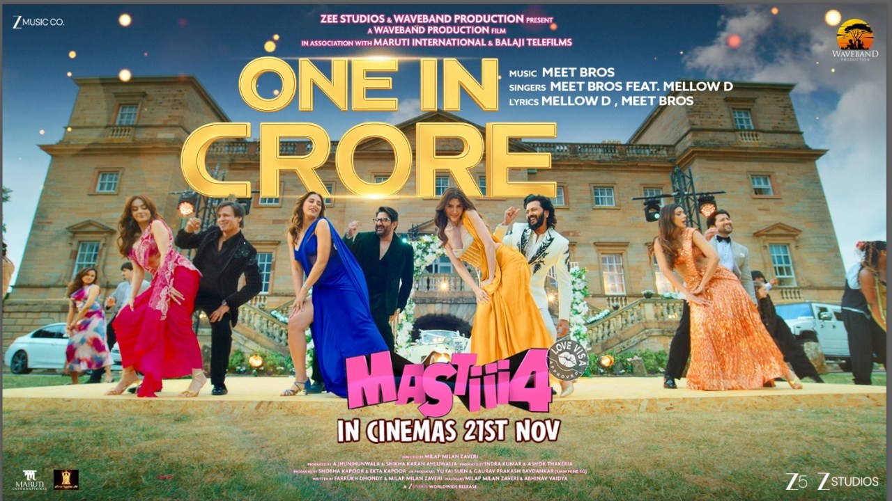 Waveband Production Drops ‘One in crore’ – The Glamorous, High-Energy Track from Mastiii 4! The film releases in cinemas on November 21st, 2025 976416