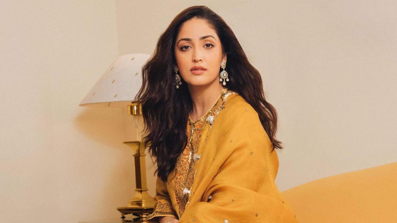Yami Gautam Radiates Festive Glow in a Mustard Kurta Set 976331