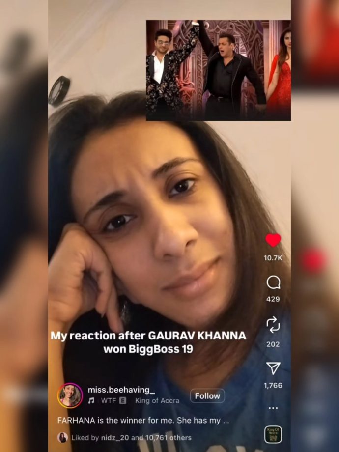 Anupamaa Co-star Nidhi Shah Likes Reel Demeaning BB19 Winner Gaurav Khanna, Raises Eyebrows 979166