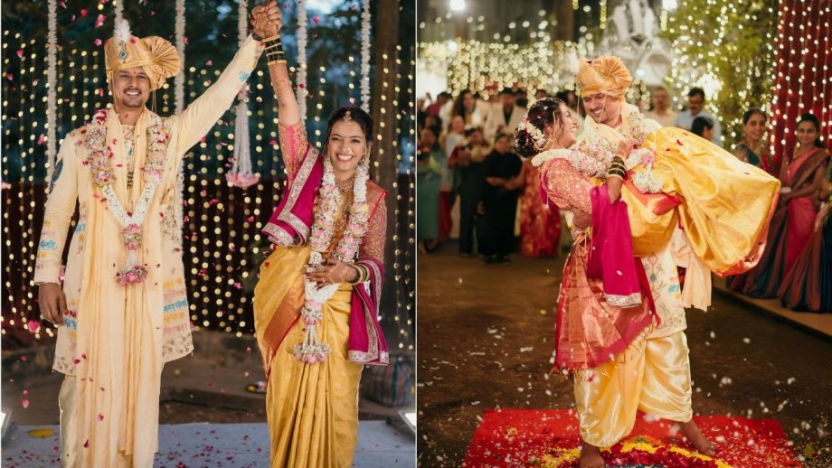 Bigg Boss Marathi S3 Runner-up, Splitsvilla 13 Winner Jay Dudhane Marries GF Harshala Patil - See Pics 981015