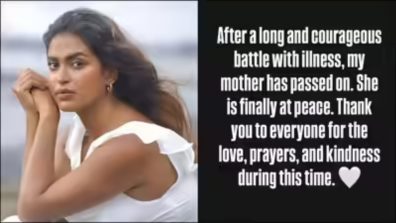 Bigg Boss OTT 3 Fame Poulomi Das’s Mother Passes Away; Actress Says, “She Is Finally Free From Pain”