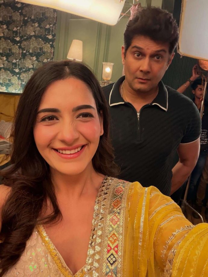 In Pics: KSBKBT 2 Actress Shagun Sharma's Candid Moments With On-screen Father Amar Upadhyay 978935