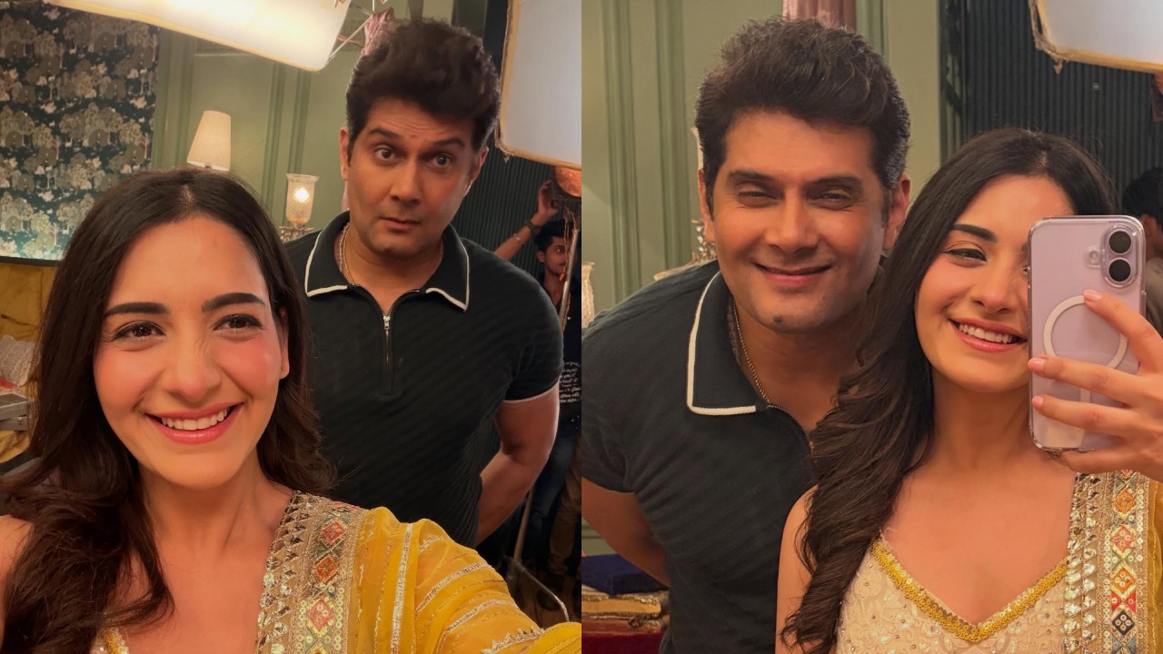 In Pics: KSBKBT 2 Actress Shagun Sharma's Candid Moments With On-screen Father Amar Upadhyay 978937