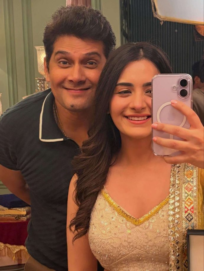 In Pics: KSBKBT 2 Actress Shagun Sharma's Candid Moments With On-screen Father Amar Upadhyay 978933