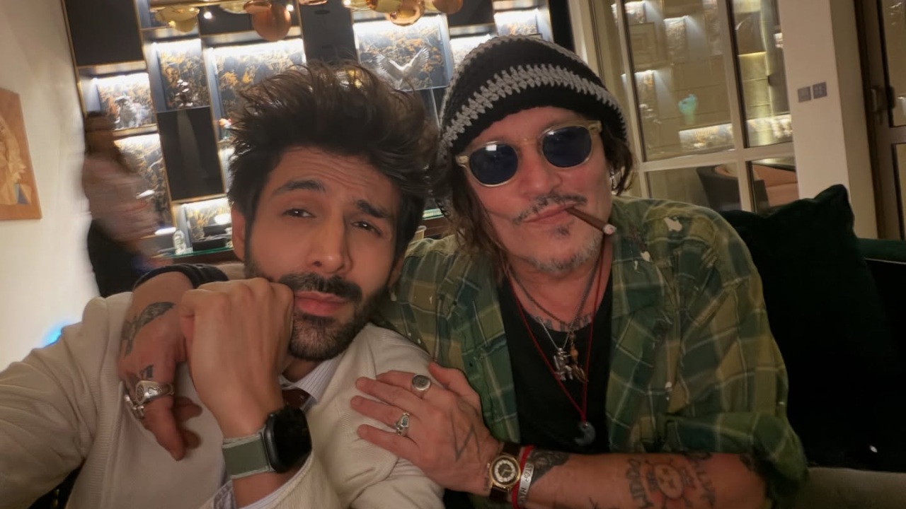 Kartik Aaryan Feels Blessed At Red Sea IFF, Shares Iconic Moment With Johnny Depp 979225