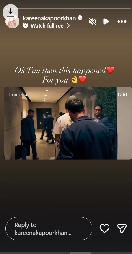 Looks like Poo (Kareena Kapoor) is everyone’s favourite—Messi’s too [Video] 980062