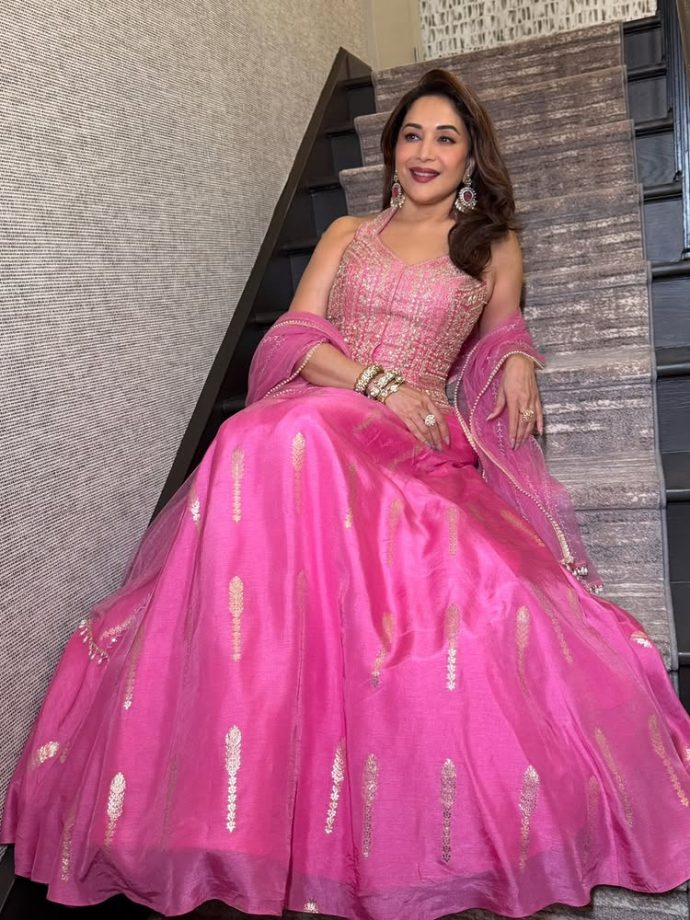Madhuri Dixit Glows in Pink as She Brings Timeless Elegance to Ethnic Fashion 981222
