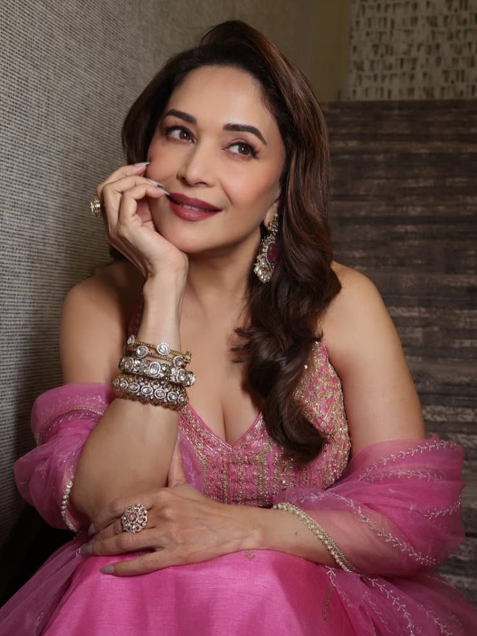 Madhuri Dixit Glows in Pink as She Brings Timeless Elegance to Ethnic Fashion 981224
