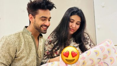 Meet Aarush Bajaj Purohit! YRKKH’s Rohit Purohit & Sheena Bajaj Share First Photo Of Their Newborn Son