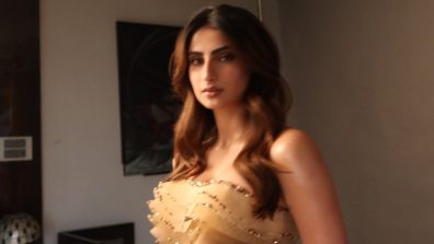 Palak Tiwari Stuns in a Dreamy Ombre Gown as She Poses in a Striking Red Setup