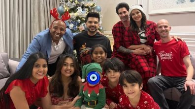 Tejasswi Prakash and Karan Kundra Join Sunny Leone’s Family for a Warm Christmas Celebration at Her Home