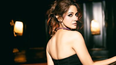 Trina Saha Serves Vintage Glamour in Her Striking Black-and-White Look