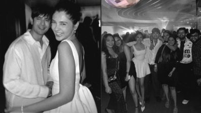 All Eyes On Pranali Rathod and Aashay Mishra As They Twin In White At Glam Party – See Pics