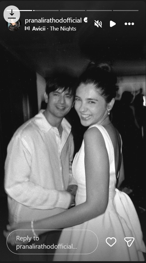 All Eyes On Pranali Rathod and Aashay Mishra As They Twin In White At Glam Party - See Pics 983988