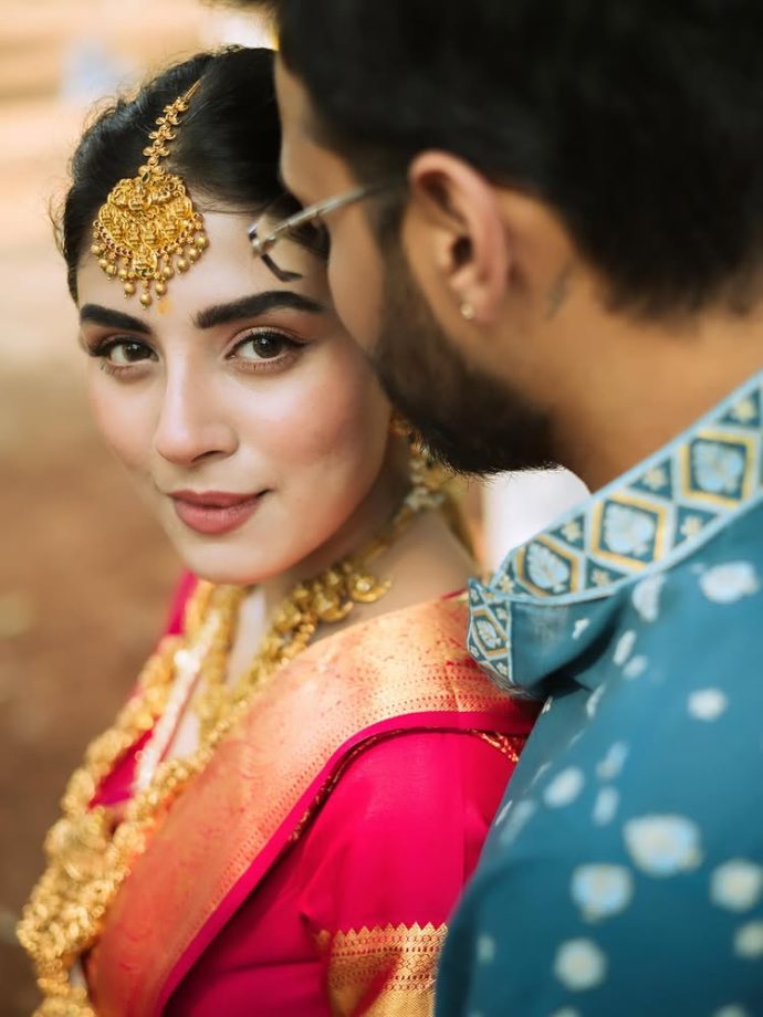 Anupamaa Actress Adrija Roy Gets Engaged To BF Vignuesh Iyer; Stuns In Her South Indian Red Bridal Look 984729