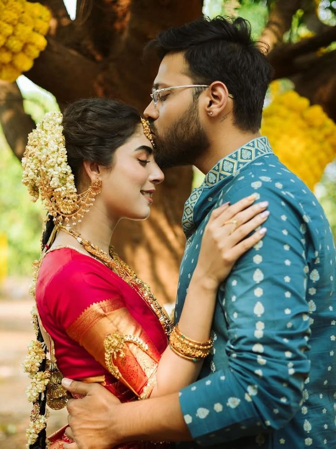 Anupamaa Actress Adrija Roy Gets Engaged To BF Vignuesh Iyer; Stuns In Her South Indian Red Bridal Look 984733