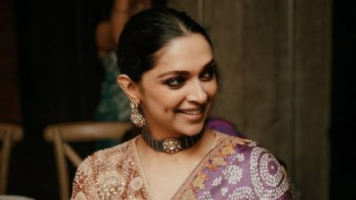 Fashion Queen: Deepika Padukone Brings Timeless Charm in Bandhani Saree with Contrast Blouse