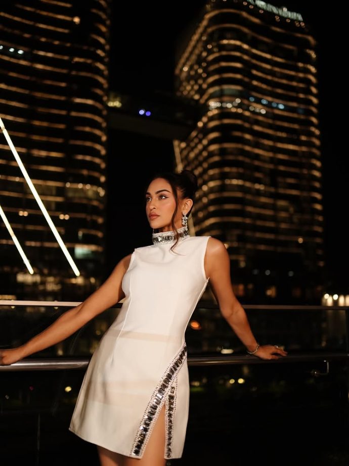 Krystle Dsouza Shines in a White Dress with Timeless Style 985300