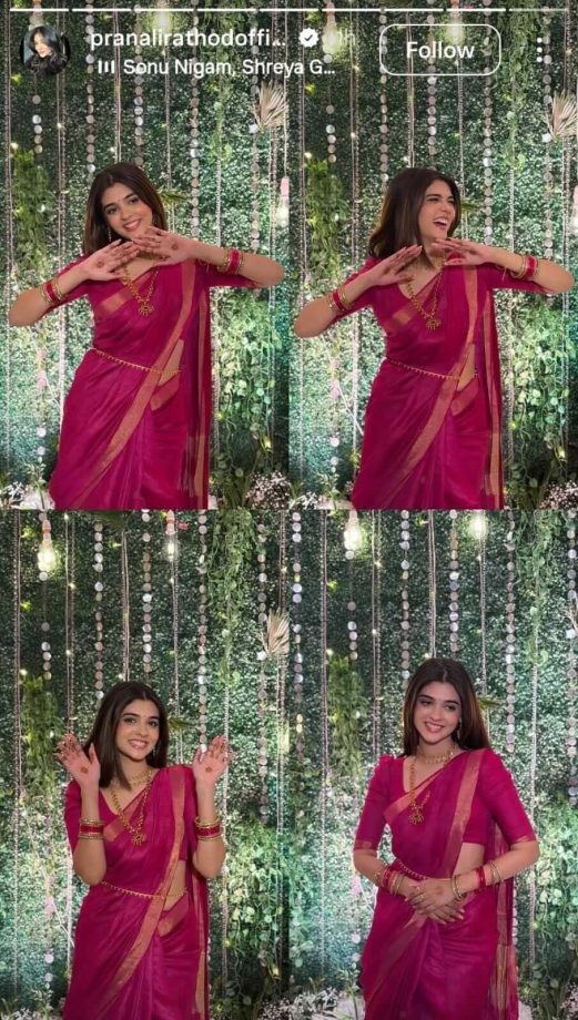 Kumkum Bhagya Fame Pranali Rathod's These Traditional Looks Are Perfect To Slay This Wedding Season 982397