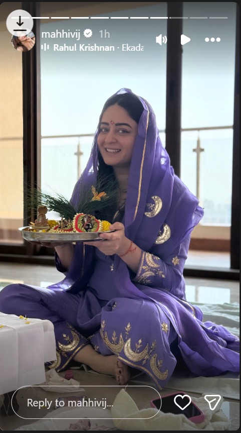 Mahhi Vij Starts New Journey With A Sacred Pooja Ceremony—Did She Move Into A New Home? 983978