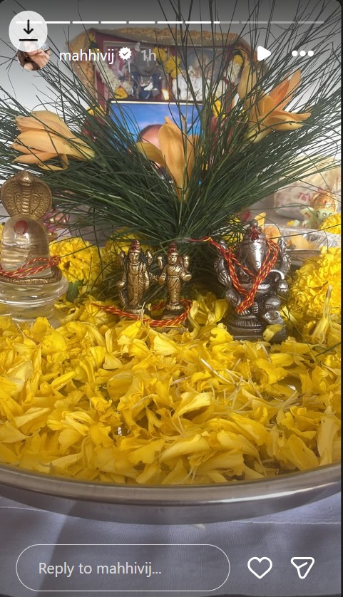 Mahhi Vij Starts New Journey With A Sacred Pooja Ceremony—Did She Move Into A New Home? 983979