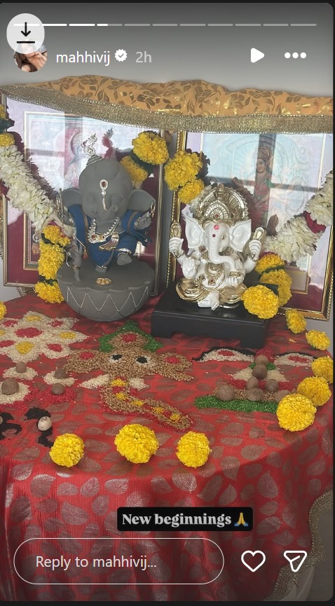 Mahhi Vij Starts New Journey With A Sacred Pooja Ceremony—Did She Move Into A New Home? 983983