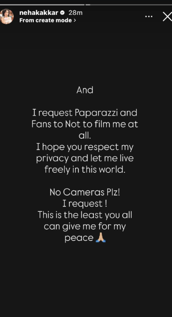 Neha Kakkar Announces Indefinite Break From Public Life 983960