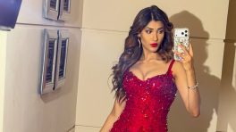 Nehal Chudasama Turns Up the Glam in Fiery Red