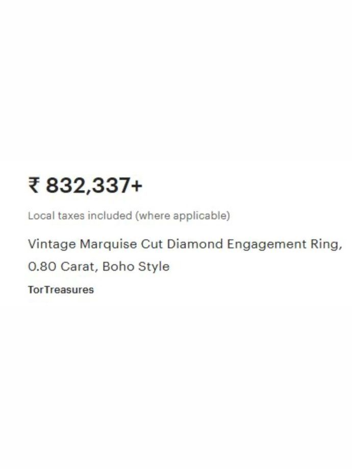 Nupur Sanon’s Rs 832,337 + Engagement Ring Is All About Vintage Charm 981915