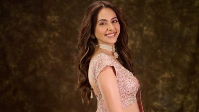Rakul Preet Singh Keeps It Soft and Elegant in a Pink Lehenga Look