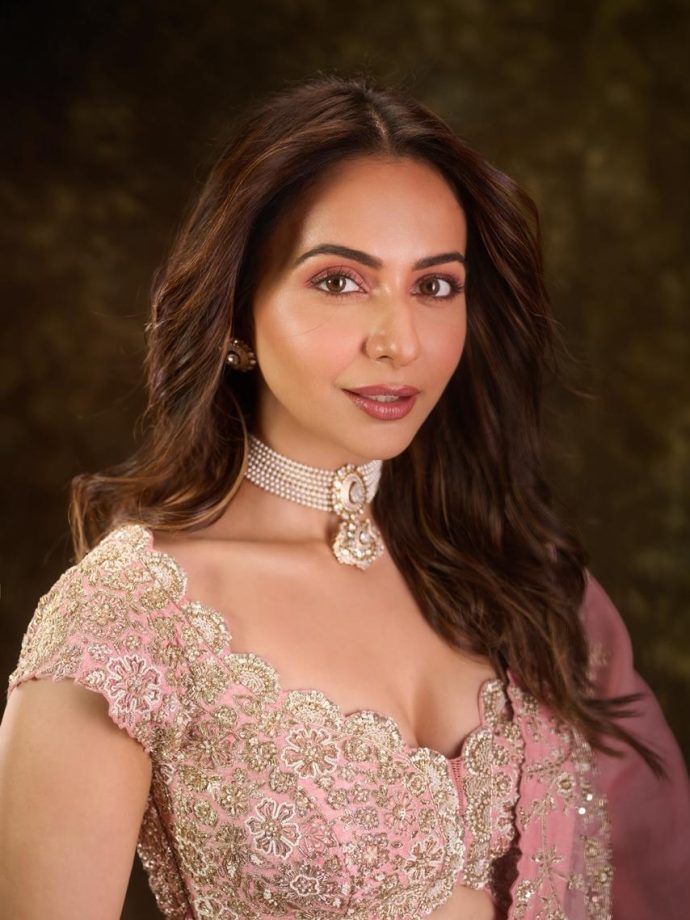 Rakul Preet Singh Keeps It Soft and Elegant in a Pink Lehenga Look 982652