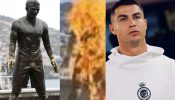 Ronaldo Statue Set Ablaze In Hometown Attack 984253