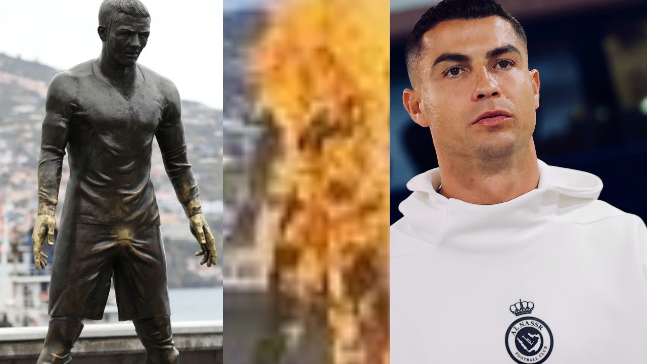 Ronaldo Statue Set Ablaze In Hometown Attack 984253