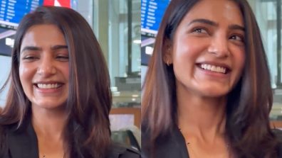 Samantha Ruth Prabhu Makes A Subtle Style Statement With Minimalist Gold Thali Mangalsutra