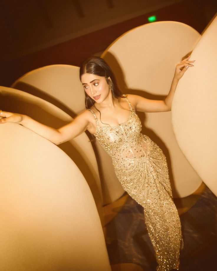 Shivangi Joshi Shines in Soft Gold Glamour with Effortless Grace 982702