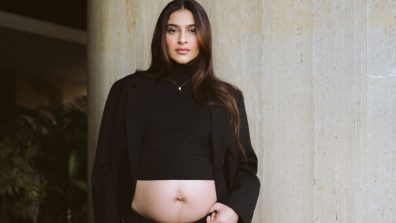 Sonam Kapoor Turns Heads as She Flaunts Her Baby Bump in a Bold All-Black Look