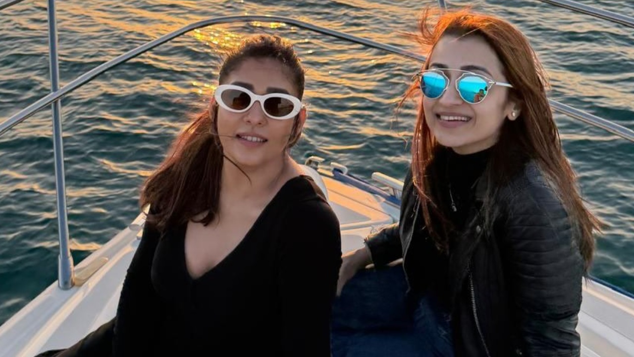 South Queens Nayanthara and Trisha Krishnan Set Instagram on Fire With Their Dubai Yacht Moments