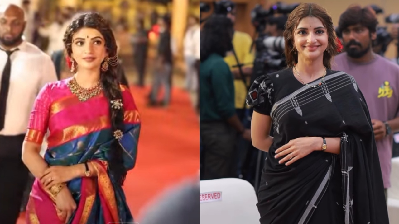 Sreeleela Brings Back Old-school Charm With Vintage Blouse During Parasakthi Promotions 982612