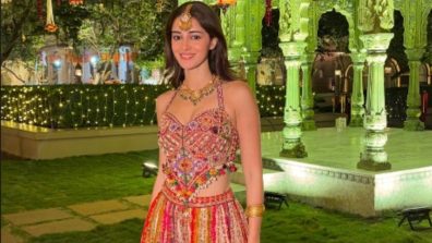 Ananya Panday Turns Heads in Torani Lehenga at Best Friend’s Wedding