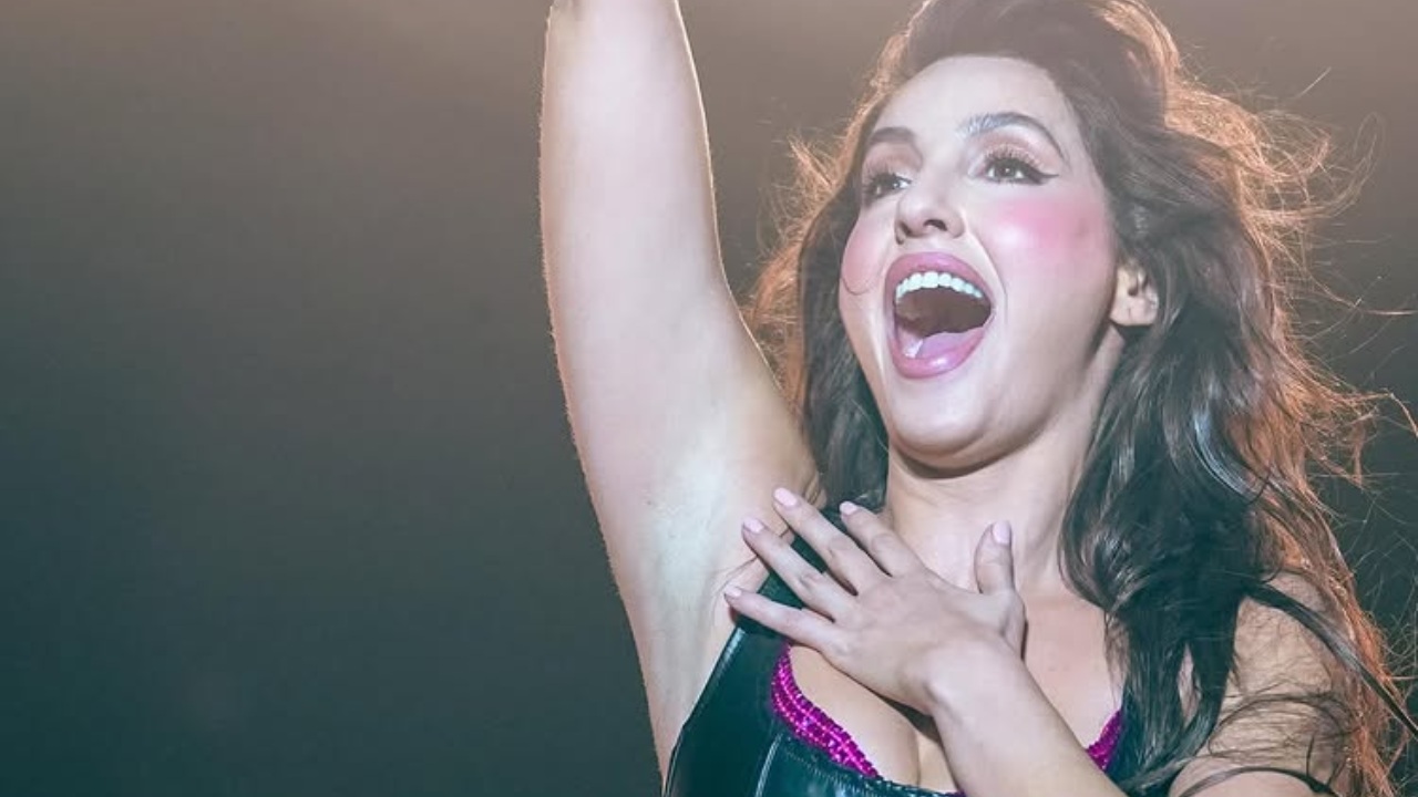 Nora Fatehi Brings Stage Glam in Bold Concert Look