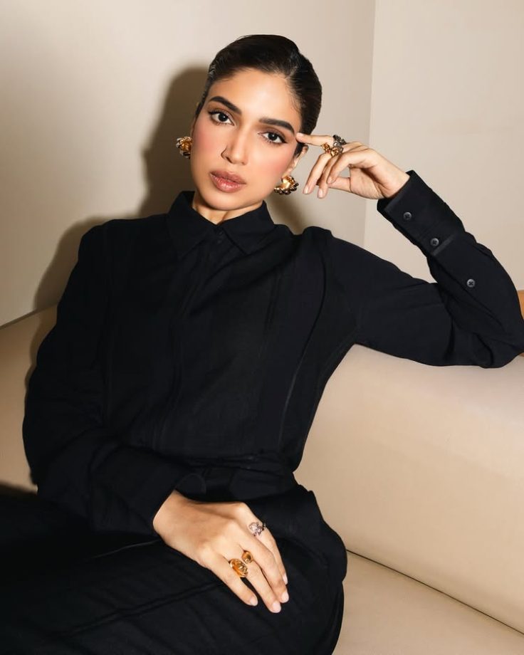 Bhumi Pednekar Keeps It Sharp and Simple in All-Black Power Look 988128