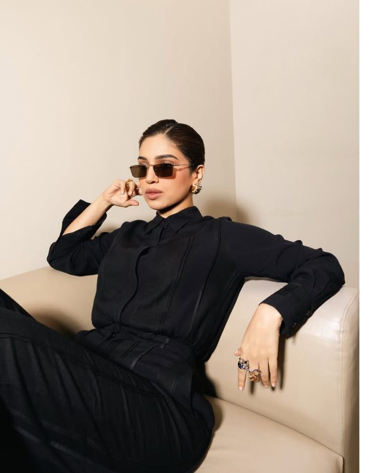 Bhumi Pednekar Keeps It Sharp and Simple in All-Black Power Look 988127