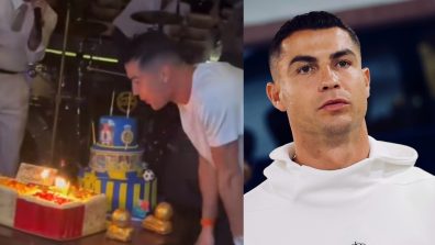Cristiano Ronaldo Celebrates 41st Birthday With Dance and Cake in Saudi Arabia