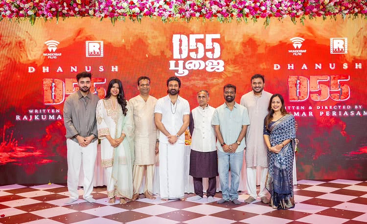 D55 Shooting Begins: Dhanush, Sai Pallavi & Sreeleela Join For Auspicious Puja Ceremony – See Pics 985930