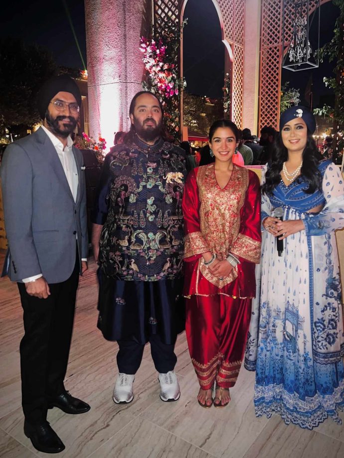 Harshdeep Kaur Shares Sweet Moment with Anant Ambani and Radhika Merchant 988080
