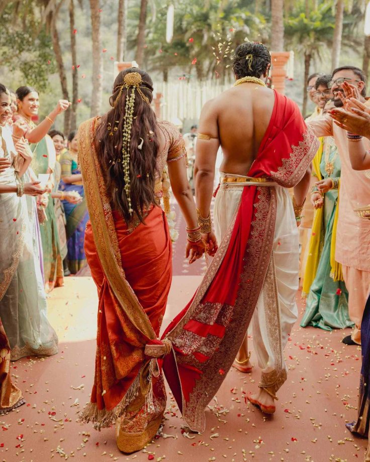 Inside Rashmika Mandanna's Regal Wedding Saree: A Closer Look At The Intricate Weaves And Royal Details 988940