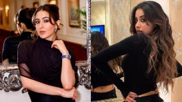 Janhvi Kapoor and Sara Ali Khan Prove Black Is Always in Vogue