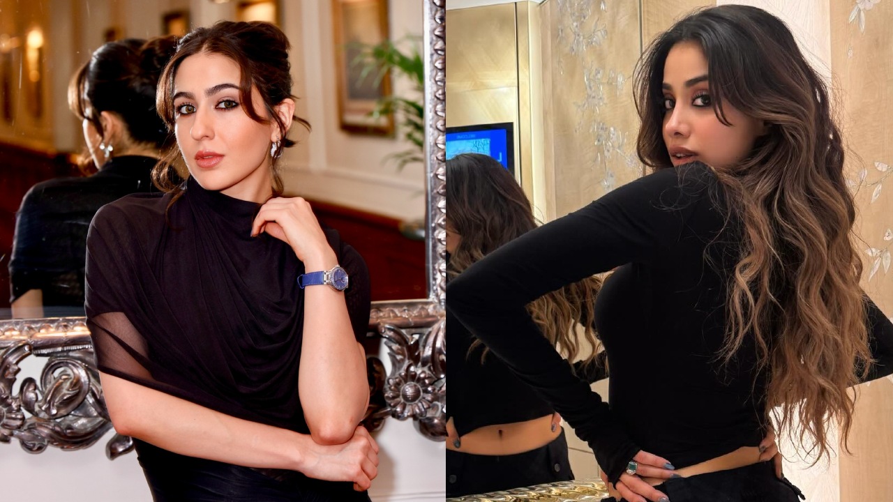Janhvi Kapoor and Sara Ali Khan Prove Black Is Always in Vogue 985555