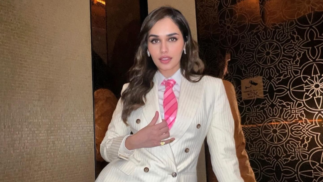 Manushi Chhillar Turns a Classic Suit into a Style Statement