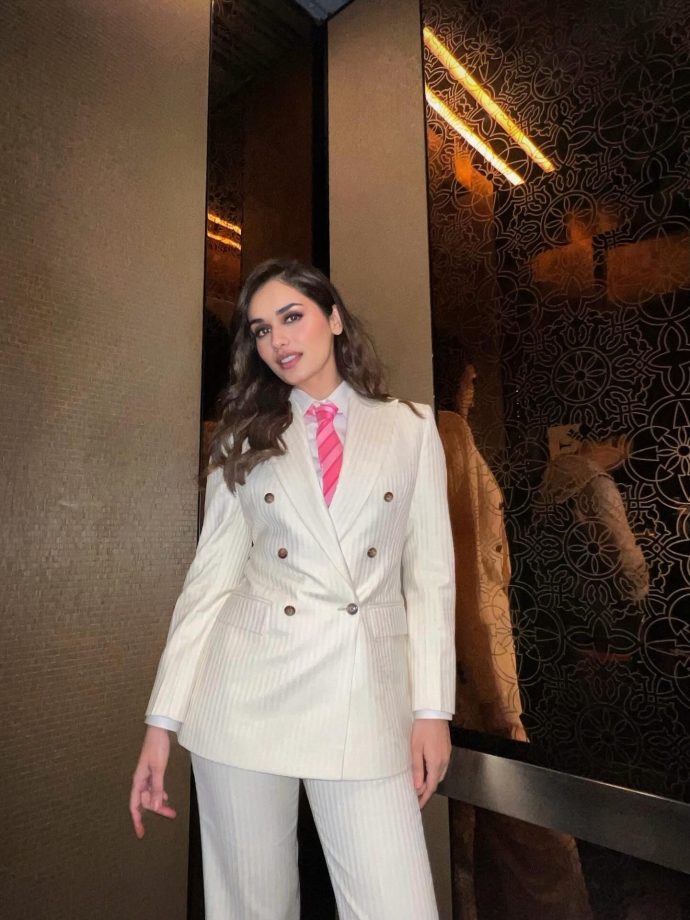 Manushi Chhillar Turns a Classic Suit into a Style Statement 987137
